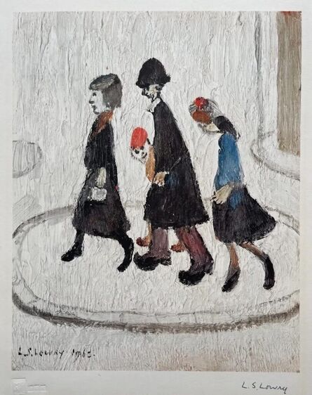 Laurence Stephen Lowry, ‘The Family (1887-1976) (signed)’, (1887-1976)