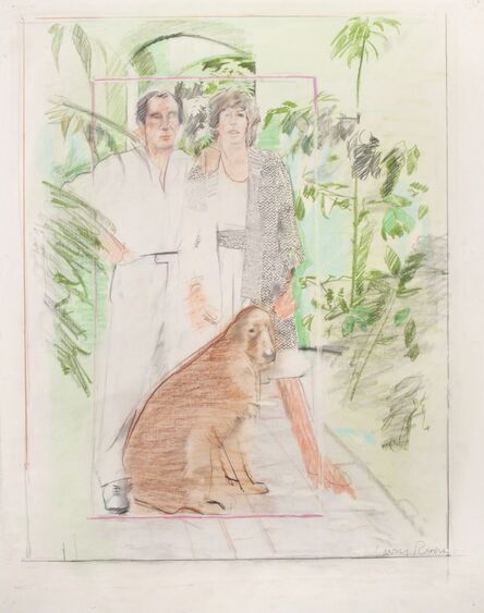 Larry Rivers, ‘Untitled (Joe and Patsy LoGuidice at the Casa Luna)’, ca. 1970-1975