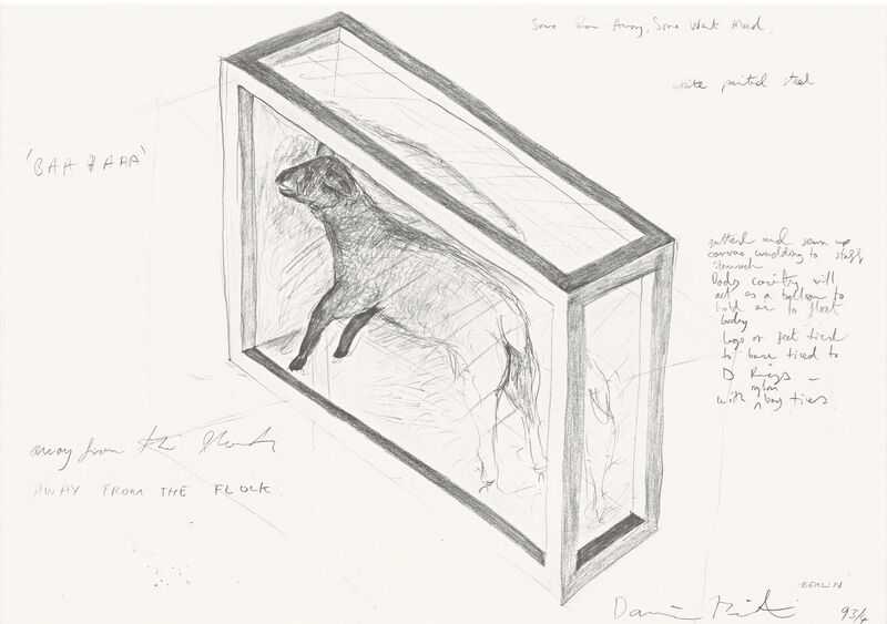 Damien Hirst, ‘Away From the Flock’, 2012, Drawing, Collage or other Work on Paper, Etching, Pangolin London