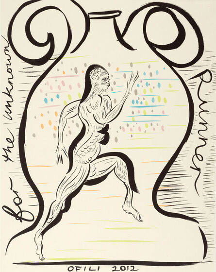 Chris Ofili, ‘For the Unknown Runner’, 2011