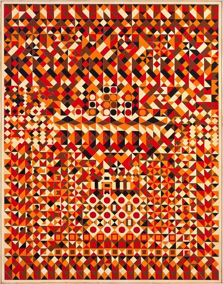 Joaquim Tenreiro, ‘Mosaico em Laranja’, ca. 1970