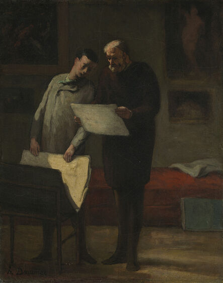 Honoré Daumier, ‘Advice to a Young Artist’, 1865/1868