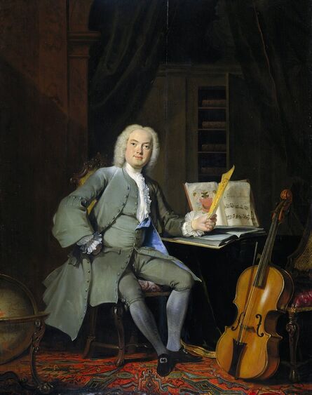 Cornelis Troost, ‘Portrait of a Member of the Van der Mersch Family’, 1736