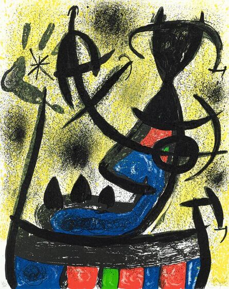 Joan Miró, ‘El Circulo de Piedra’, 1971