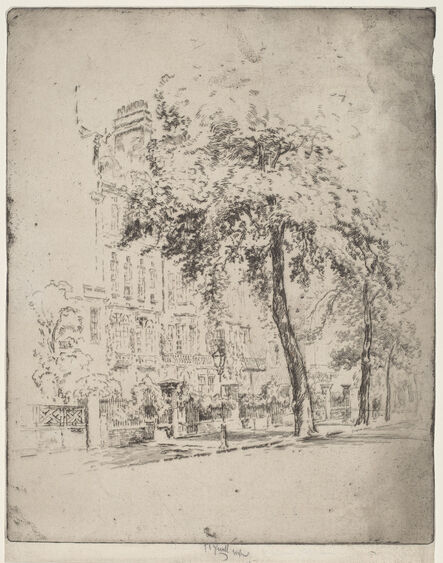 Joseph Pennell, ‘Big Tree, Cheyne Walk’, 1906