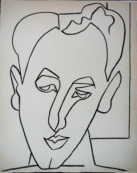 Françoise Gilot, ‘Portrait Head of a Man’, 1950-1959