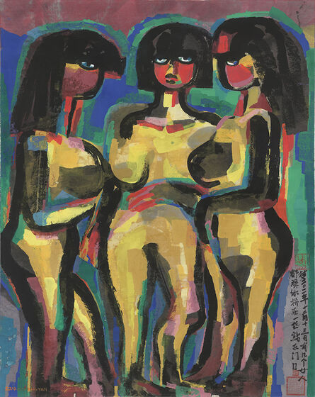 Chen Haiyan 陈海燕, ‘Three Nude Women 三个裸女’, 2014