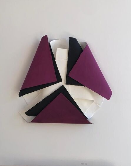 Manolo Ballesteros, ‘Purple & black bow tie’, 2023