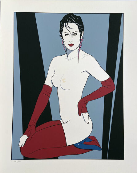 Patrick Nagel, ‘Hand Printed Silkscreen from the The Playboy Portfolio’, 1989