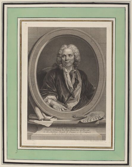 Johann Gotthard Müller, Louis Tocqué, ‘Louis Galloche’, 1776