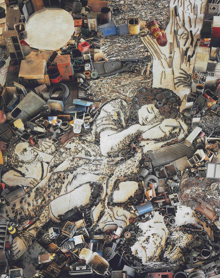 Vik Muniz, ‘Diana and Endymion (Detail) after Franceso Mola (from Pictures of Junk)’, 2007