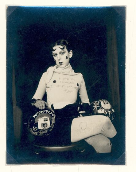 Claude Cahun, ‘I am in training, don't kiss me, 1927’