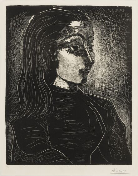 Pablo Picasso, ‘Jacqueline de Profil à droite’, 1958