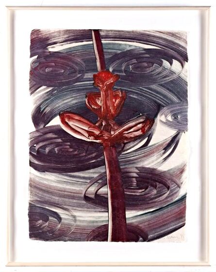 James Nares, ‘Untitled flower monotype’, 1988