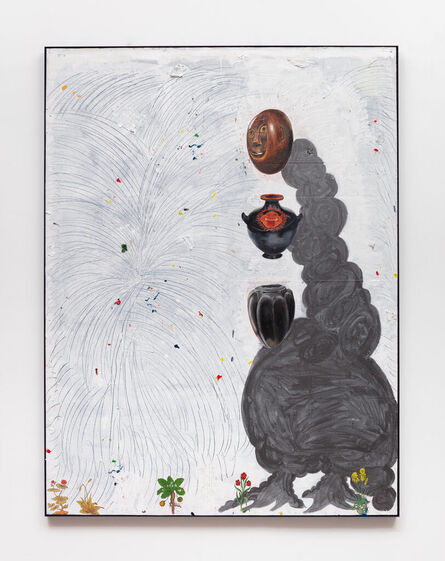 Paulo Nimer Pjota, ‘Mercúrio com cabeça de citipati, medusa e vaso abobodal’, 2023