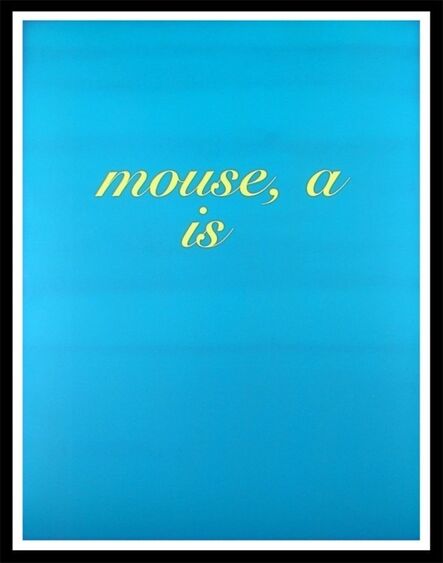 Diana Thater, ‘Mouse, A Is’, 1996