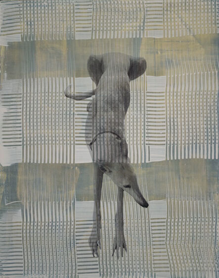 Holly Roberts, ‘Greyhound Resting’, 2017