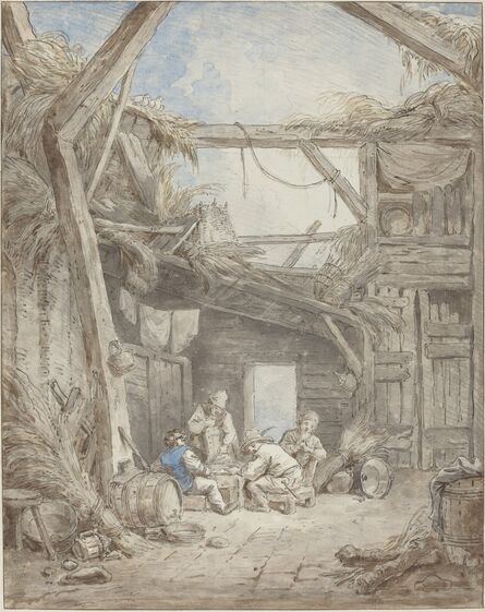 Hubert Robert, ‘Ruined Farm’, ca. 1770/1775