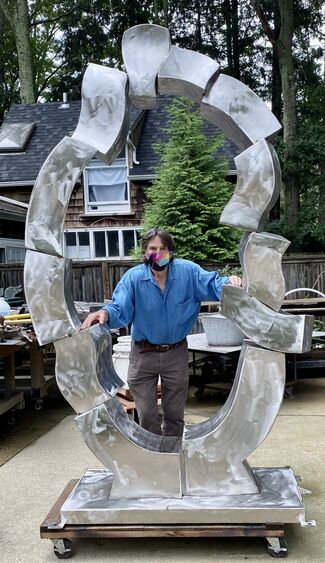 Hans Van de Bovenkamp in a Hamptons Sculpture Tour, installation view
