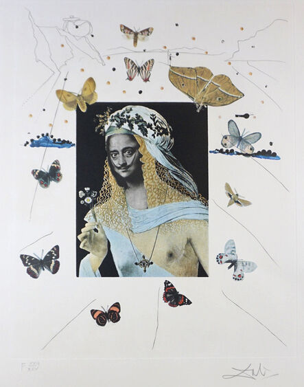 Salvador Dalí, ‘Memories of Surrealism Portrait of Dali Surrounded by Butterflies’, 1971