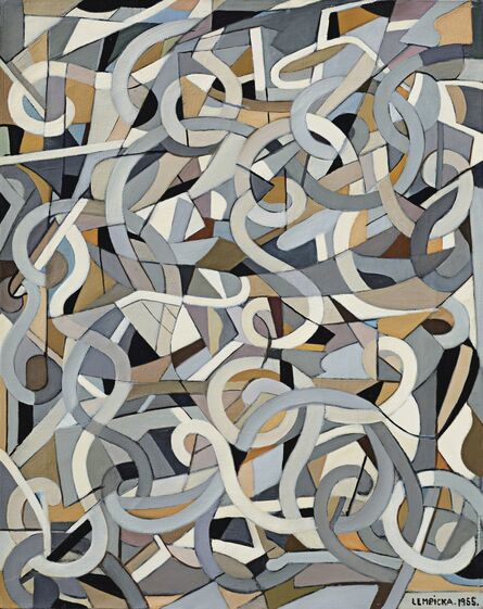 Tamara de Lempicka, ‘Composition abstraite aux tourbillons’, 1955
