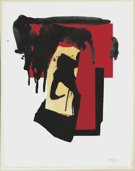 Robert Motherwell, ‘The Red and Black No. 4’, 1987/1988