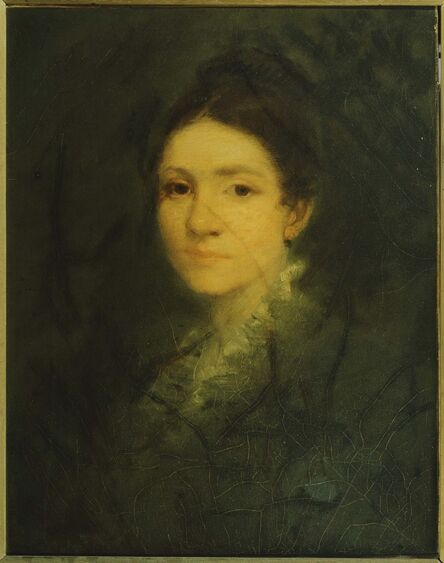 George Fuller, ‘Portrait of Mrs. Aaron Fuller’, 1869