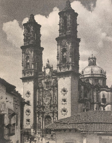Hugo Brehme, ‘Taxco, Parroquia, Mexico’, ca. 1910-20