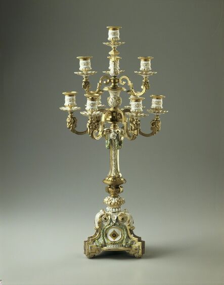 Imperial Porcelain Factory, ‘Candelabrum of the Order of St. George’, 1856