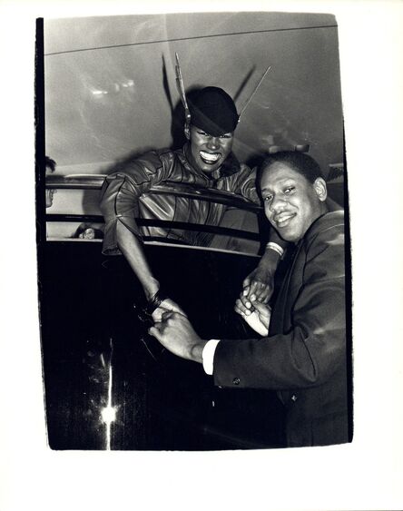 Andy Warhol, ‘Grace Jones and Andre Leon Talley at Studio 54’, ca. 1980