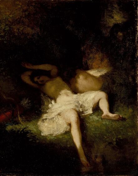 Jean-François Millet, ‘Diana Resting’, ca. 1845