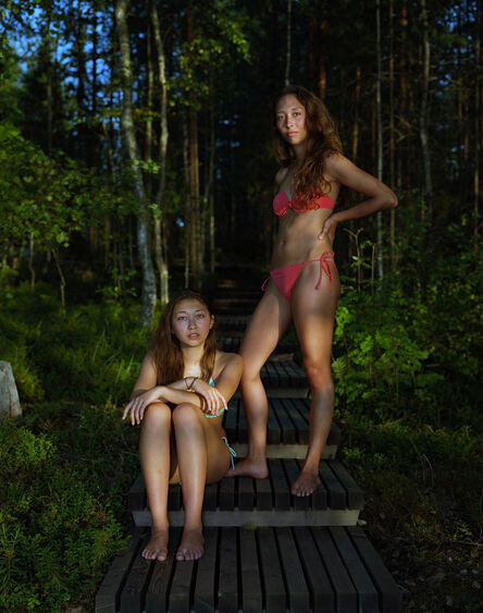 Rineke Dijkstra, ‘Sophie and Alice, Savolinna, Finland, August 3, 2013’, 2013