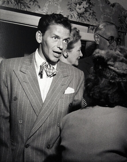 Murray Garrett, ‘Frank enjoys being greeted by Hedda Hopper during a party for Colnel McCormick, publisher of the Chicago Tribune’, ca. 1948