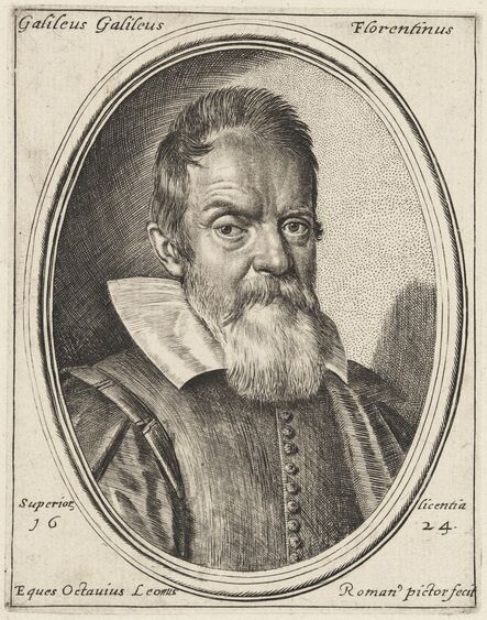 Ottavio Leoni, ‘Galileo Galilei’, 1624