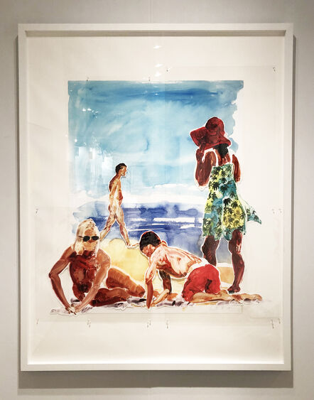 Eric Fischl, ‘Untitled (Two Women and Boy)’, 2018