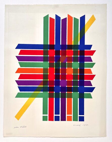 Piero Dorazio, ‘Carrefour et Attraction’, 1967