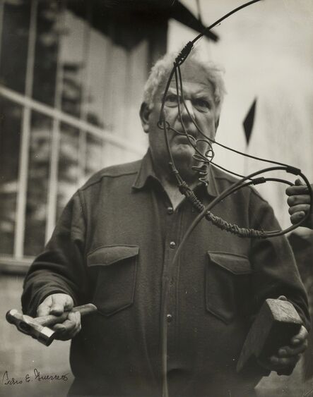 Pedro E. Guerrero, ‘Alexander Calder in Saché, France’, 1965