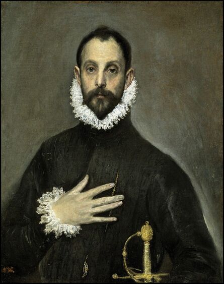 El Greco, ‘The Nobleman with his Hand on his Chest’, 1580