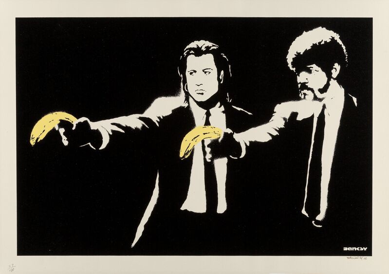 Banksy, ‘Pulp Fiction’, 2003, Print, Screenprint in colors on paper, Heritage Auctions