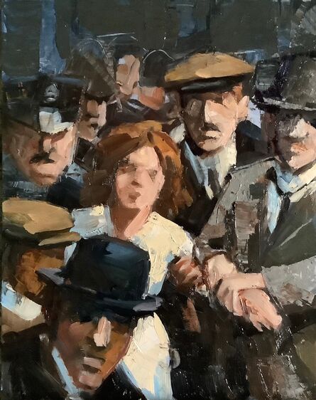 Maryanne Buschini, ‘Alice Paul arrested in front of the White House’, 2020