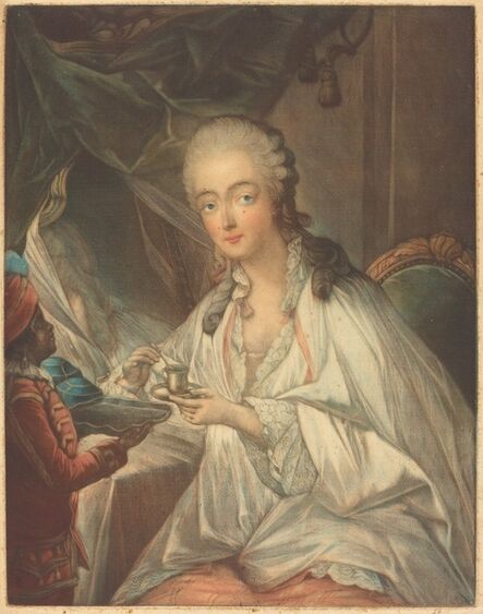 Jean-Baptiste-André Gautier Dagoty after François-Hubert Drouais, ‘Madame du Barry’