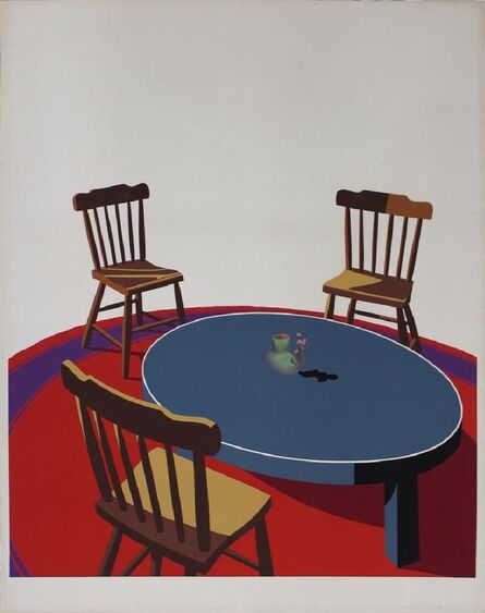 Ken Price, ‘Chairs, Table, Rug, Cup’, 1971