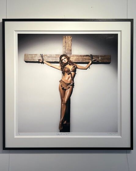 Terry O'Neill, ‘Raquel Welch On The Cross (co-signed edition)’, 1966
