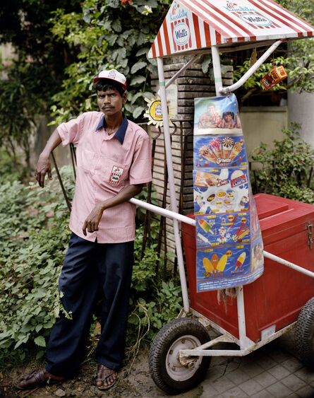 Laura McPhee, ‘Ganesh Das, Ice Cream Man, Jodhpur Park, Kolkata’, 1998