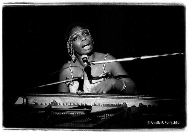 Amalie R. Rothschild, ‘Nina Simone at Fillmore East, May 30, 1970’, 1970, Photography, Gelatin silver print, Goya Contemporary/Goya-Girl Press