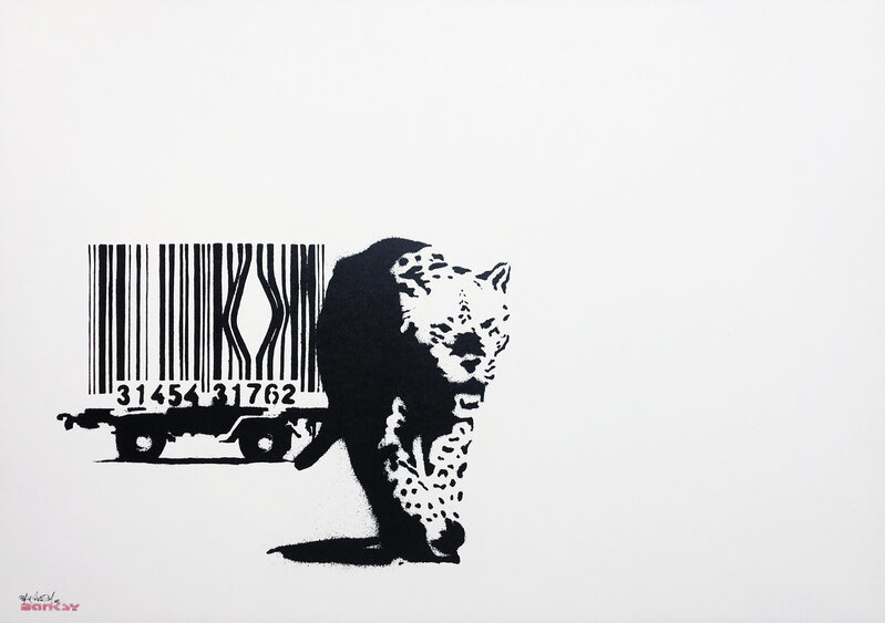 Banksy, ‘Barcode’, 2003, Print, Screen print on paper, Tate Ward Auctions