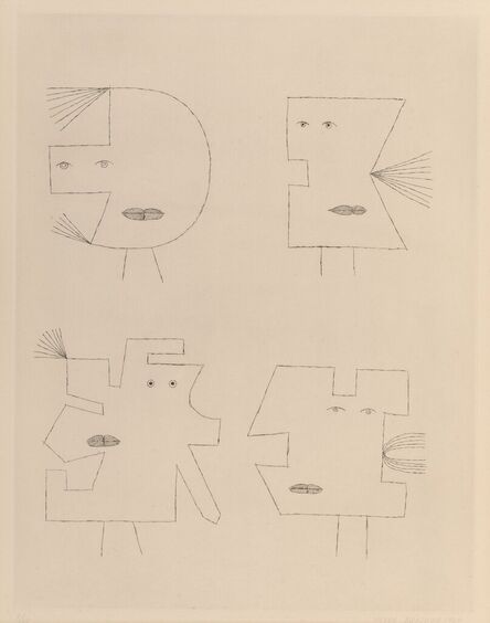Victor Brauner, ‘Codex d'un visage II’, 1962