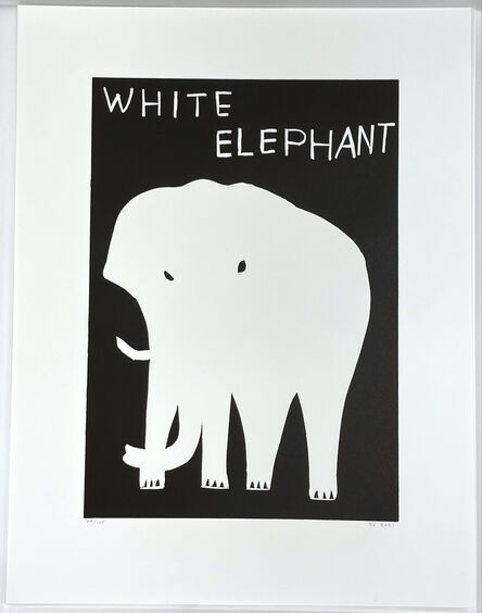 David Shrigley, ‘White Elephant’, 2021