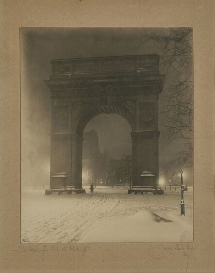 Jessie Tarbox Beals, ‘The Washington Arch at Midnight’, circa 1910