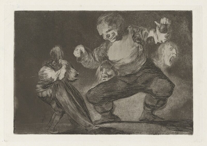Francisco de Goya, ‘Bobalicón [Simpleton]’, ca. 1816, Print, Etching, burnished aquatint, burin, and drypoint, Blanton Museum of Art